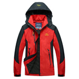 Elsie | Women's Quilted Hooded Waterproof Puffer Jacket - Red