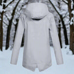 Cora | Women's Hooded Waterproof Rain Jacket - White