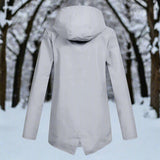 Cora | Women's Hooded Waterproof Rain Jacket - White